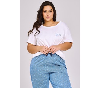 PIŻAMA LEONA 3162 KR R.2XL-3XL