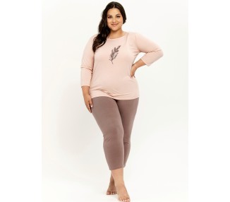 PIŻAMA JANE 3289 3/4 R R.2XL-3XL