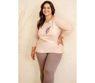 PIŻAMA JANE 3289 3/4 R R.2XL-3XL