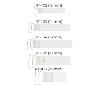 RAMIĄCZKA SILIKONOWE Z METALOWYM ZACZEPEM RT-104 16MM